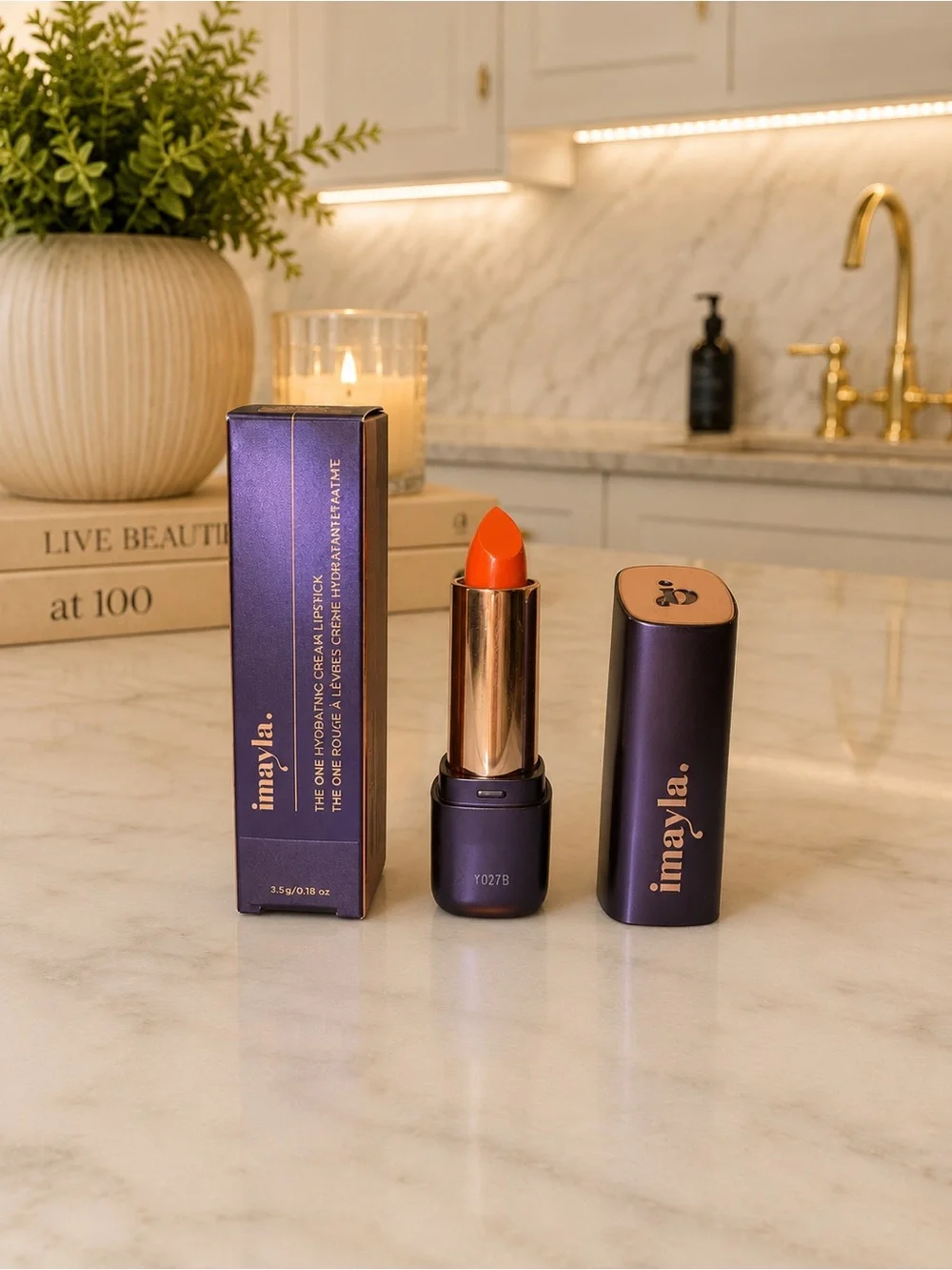 Imayla The One Hydrating Cream Lipstick – Nude Beach | Full Size 3.5g | New